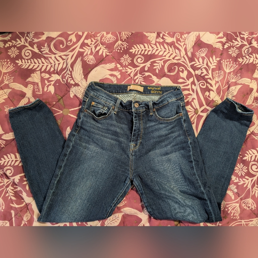 7 For All Mankind Blair High Waist Skinny 29s
